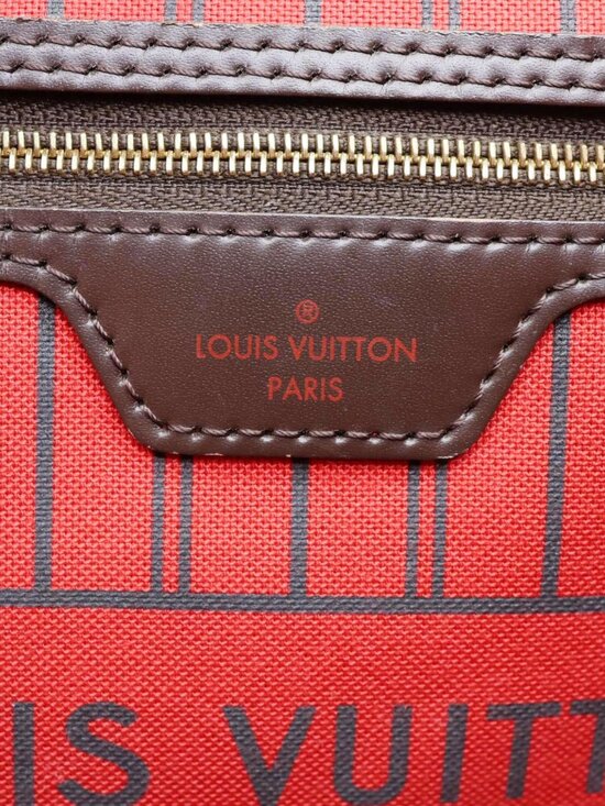 Louis Vuitton Neverfull MM Damier Ebene Tote Bag Brown - Picture 15 of 16